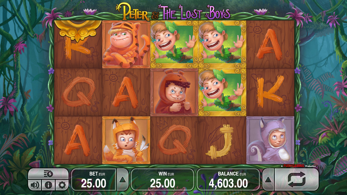 Peter and the Lost Boys videoslot Push Gaming